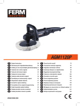 Ferm AGM1120P 1400W 180mm Angle Polisher Kasutusjuhend