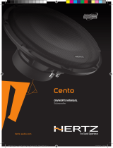 Hertz CS 300 S2 CBA 250 Active Subwoofer Omaniku manuaal