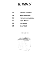 BROCK Electronics WM 6002 WH Washing Machine Kasutusjuhend