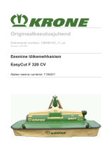 Krone BA EasyCut F 320 CV Kasutusjuhend