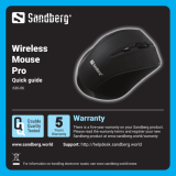 Sandberg 630-06 Wireless Mouse Pro Kasutusjuhend