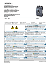 Siemens 3VA5210-1BB31 Molded Case Switch Circuit Breaker Kasutusjuhend