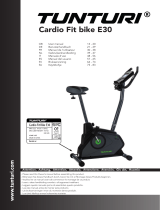 Tunturi Exercise Bike Cardio Fit E30 Ergometer Kasutusjuhend