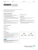 Endres+Hauser KA Cerabar PMP23 Short Instruction