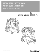 Nilfisk ATTIX 33M Industrial Vacuum Kasutusjuhend