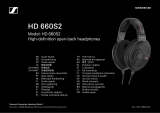 Sennheiser HD 660S2 High-Definition Open-Back Headphones Kasutusjuhend