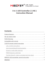 Miboxer FUT037P 3 in 1 LED Controller ( 2.4G ) Kasutusjuhend