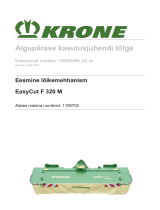 Krone BA EasyCut F 320 M Kasutusjuhend