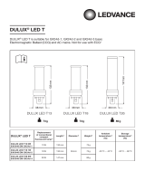 Ledvance DULUX LED T13 EM & AC MAINS V 6W 830 GX24D-1 User Instruction