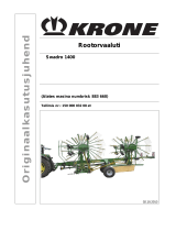 Krone BA Swadro 1400 Kasutusjuhend