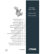 Simplicity STIGA SNOW FLAKE AND POWER, DUAL STAGE SNOWTHROWER Kasutusjuhend