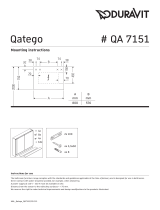 Duravit QA7151 Mounting Instruction