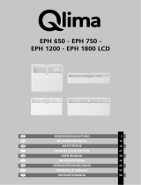 QLIMA EPH1200LCD Kasutusjuhend