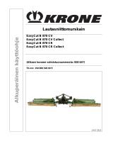 Krone BA EasyCut B 870 CV/CR Collect Kasutusjuhend