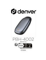 Denver PBH-4002 Kasutusjuhend