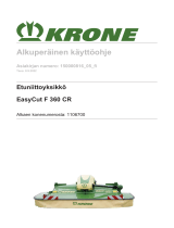 Krone BA EasyCut F 360 CR Kasutusjuhend