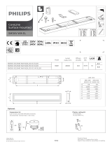 Philips SM136V WIA EL CoreLine Surface Mounted LED Panel Kasutusjuhend