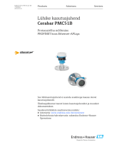 Endres+Hauser Cerabar PMC51B Short Instruction