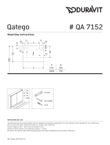Duravit QA7152 Mounting Instruction