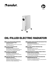 Anslut 014811 Oil Filled Electric Radiator Kasutusjuhend