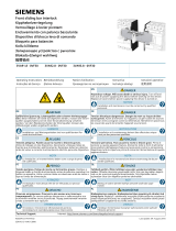 Siemens 3VA9158-0VF30 Front Sliding Bar Interlock Kasutusjuhend