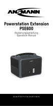 ANSMANN Erweiterungsmodul für Powerstation PS600AC, 640 Wh Kasutusjuhend