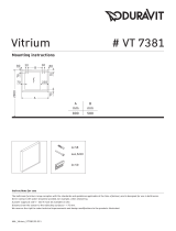 Duravit VT7381 Mounting Instruction