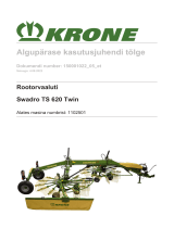 Krone BA Swadro TS 620 Twin Kasutusjuhend