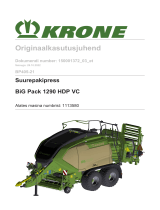 Krone BA BiG Pack 1290 HDP VC (BP405-21) Kasutusjuhend