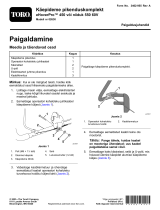 Toro Handlebar Extension Kit, e-HoverPro 450 or 550 60V Mower paigaldusjuhend