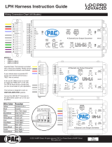 PAC LPHTY01 LocPro Advanced T Harness Kasutusjuhend