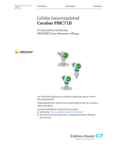 Endres+Hauser Cerabar PMC71B Short Instruction