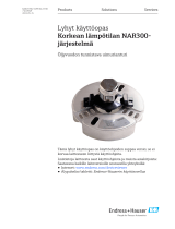 Endres+Hauser KA NAR300 system for high temperature Short Instruction