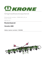 Krone BA Vendro 680 (KW103-23) Kasutusjuhend