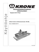 Krone BA EasyCut 32 CV Float Kasutusjuhend