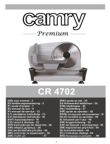 Camry CR 4702 Food Slicer Kasutusjuhend