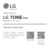 LG TONE-DFP5W Kasutusjuhend