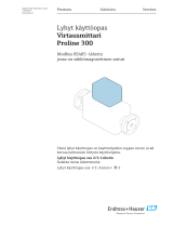 Endres+Hauser Flowmeter Proline 300 Short Instruction