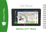 Navitel E777 Truck Drivers GPS Kasutusjuhend