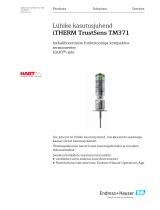 Endres+Hauser iTHERM TrustSens TM371 Short Instruction