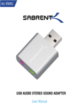 Sabrent AU-EMCB USB Audio Stereo Sound Adapter Kasutusjuhend