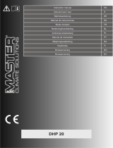 Master DHP 20 Condensation Dehumidifier Kasutusjuhend