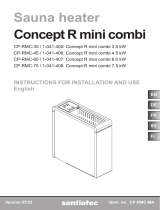 Sentiotec Concept R mini combi Kasutusjuhend