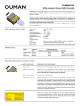 OUMAN GSMMOD5 Kasutusjuhend