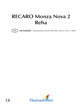 Thomashilfen RECARO Monza Nova 2 Reha Kasutusjuhend