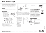 North Light Utomhusbelysning Emil Omaniku manuaal