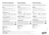 North Light Ljusslang utomhus / inomhus, LED Ebba Omaniku manuaal