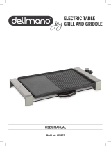 Delimano HP4832 Electric Table Grill and Griddle Kasutusjuhend
