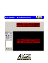 ALGE-Timing Display Studio Kasutusjuhend