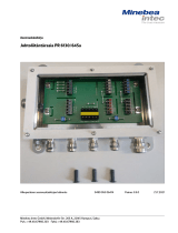Minebea Intec Cable Junction Box PR 6130/64Sa Omaniku manuaal